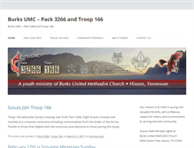 Tablet Screenshot of burksscouts.org